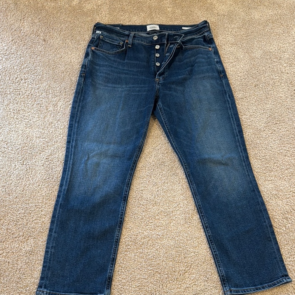 Dark Blue Denim Jeans